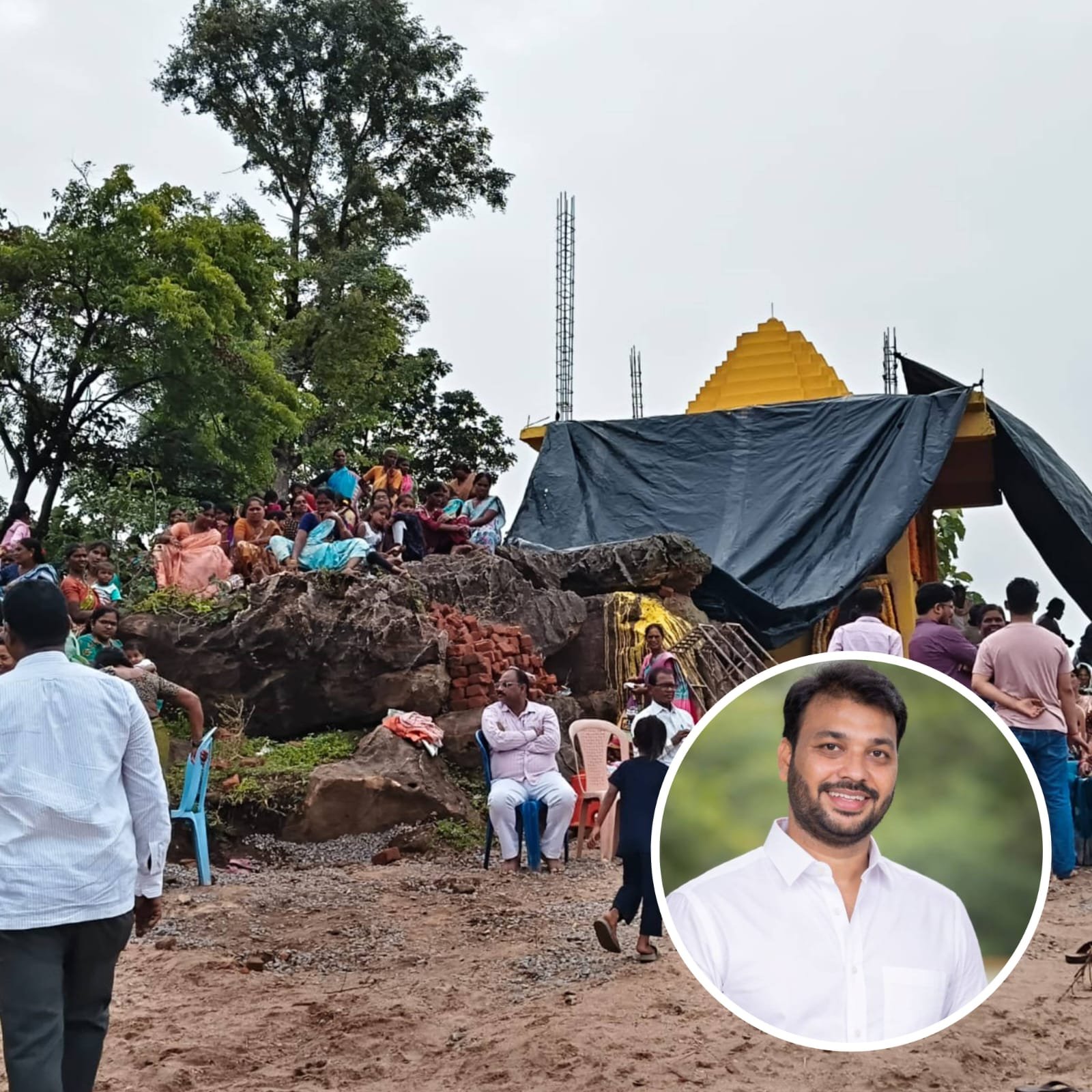 సొంతూరి రుణం.. ఆలయ నిర్మాణంతో తీర్చిన భక్తుడు