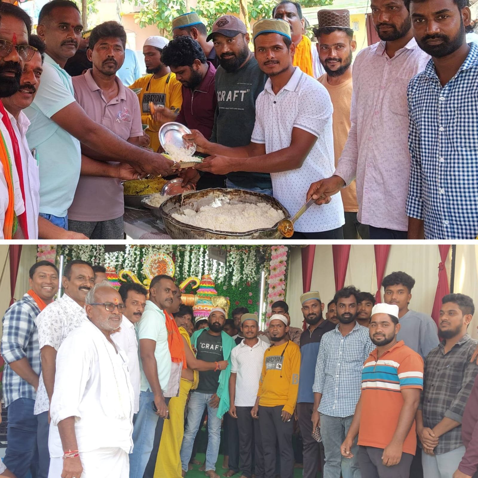 గణేష్ ఉత్సవాల్లో మతసామరస్యానికి ప్రతీకగా మహా అన్నదానం
